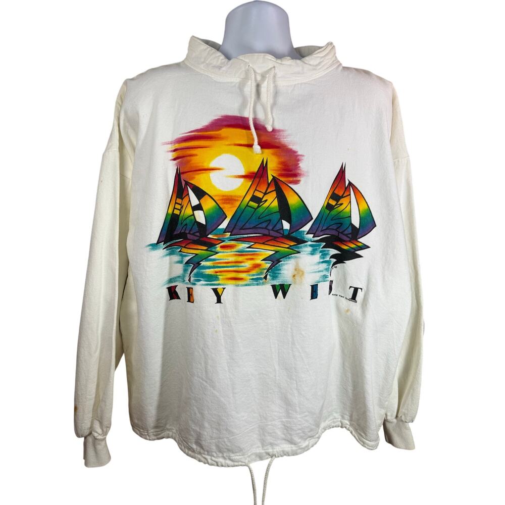 VINTAGE Key West Sailboat Pullover — One Size (26x28) - World View